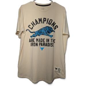 Men's Under Armour Project Rock Tiger Champions T-Shirt Size M